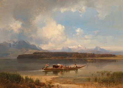 The Chiemsee in Autumn by Anton Hansch