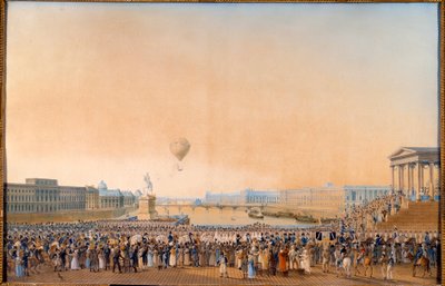 Entry of Louis XVIII in Paris on May 3, 1814 by Anton Ignaz Melling