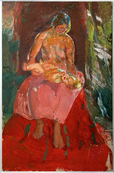 Mother and Child by Anton Kolig