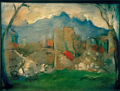 Ruined Landscape by Anton Kolig
