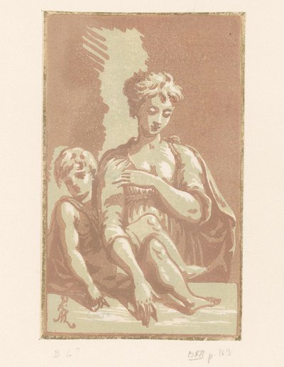 Mary with the Christ Child by Anton Maria I Zanetti