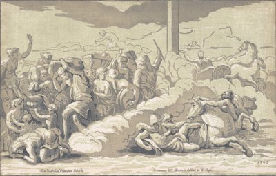 The Israelites Crossing the Red Sea by Anton Maria Zanetti