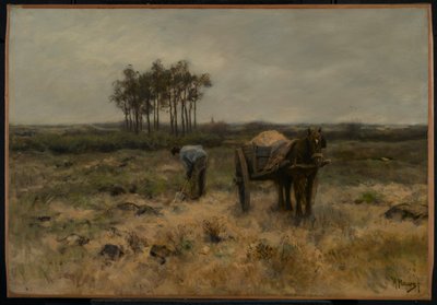 Digging Sand, or The Sand Cart, c.1875 by Anton Mauve