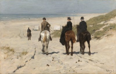 Morning Ride along the Beach by Anton Mauve