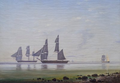 A Calm Morning at Sea by Anton Melbye