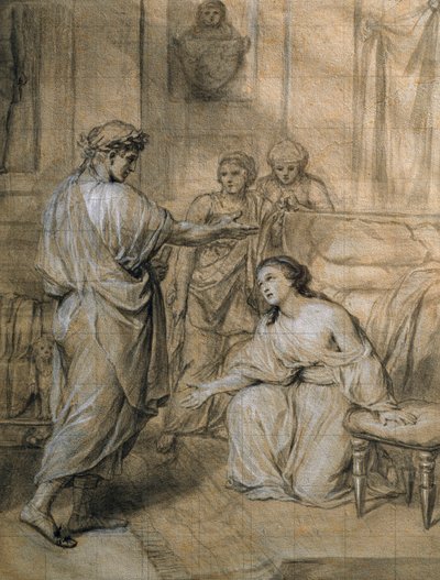 Augustus and Cleopatra by Anton Raphael Mengs