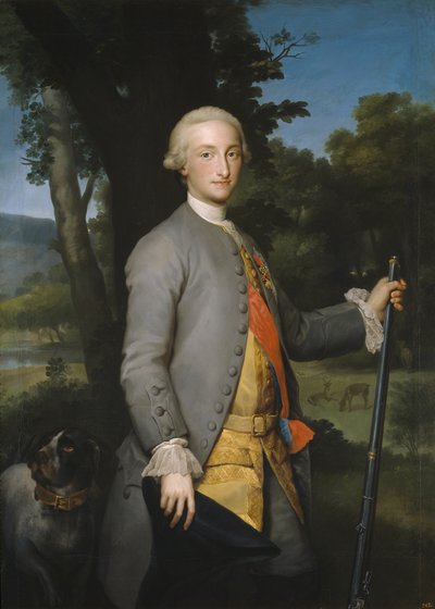 Charles IV of Spain as Prince of Asturias, ca 1764-1765 by Anton Raphael Mengs