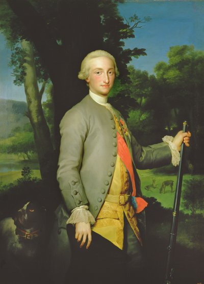 Charles de Bourbon, Prince of Asturias by Anton Raphael Mengs