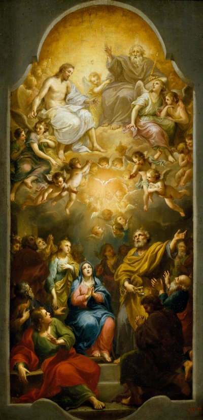 Descent of the Holy Spirit by Anton Raphael Mengs