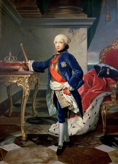 Ferdinand IV, King of Naples (1751-1825) by Anton Raphael Mengs