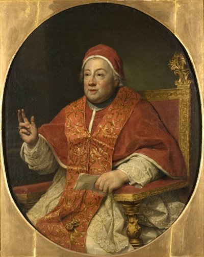 Portrait of Pope Clement XIII by Anton Raphael Mengs