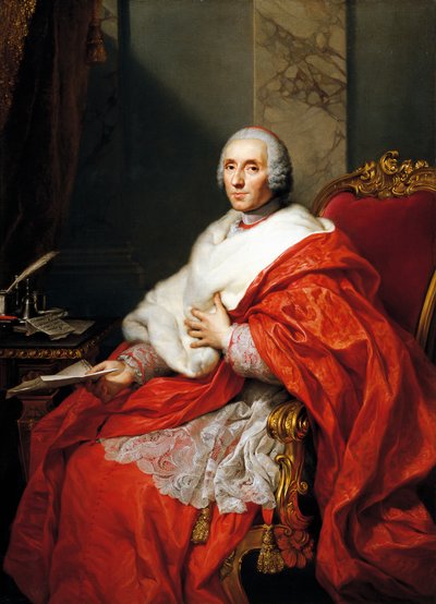 Portrait of Cardinal Alberico Archinto by Anton Raphael Mengs