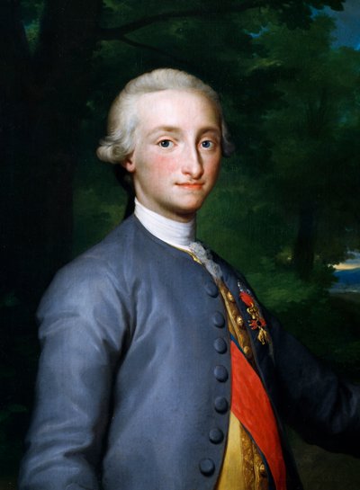 Portrait of Charles IV of Bourbon by Anton Raphael Mengs