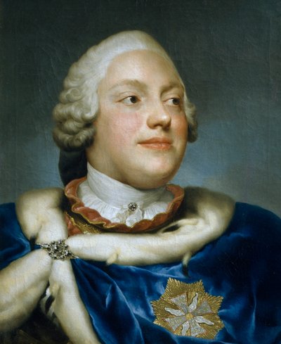 Portrait of Crown Prince Frederick Christian Elector of Saxony by Anton Raphael Mengs
