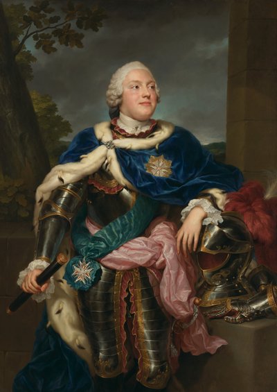 Portrait of Friedrich Christian, Prince of Saxony by Anton Raphael Mengs