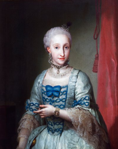 Portrait of Infanta Maria Josefa of Spain by Anton Raphael Mengs