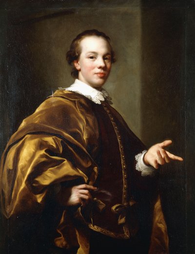 Portrait of John, 7th Earl of Galloway, Three-Quarter-Length by Anton Raphael Mengs