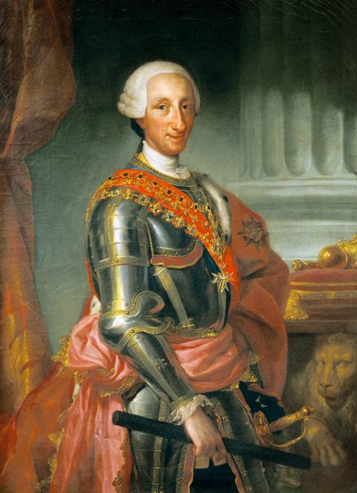 Portrait of King Charles III of Spain by Anton Raphael Mengs