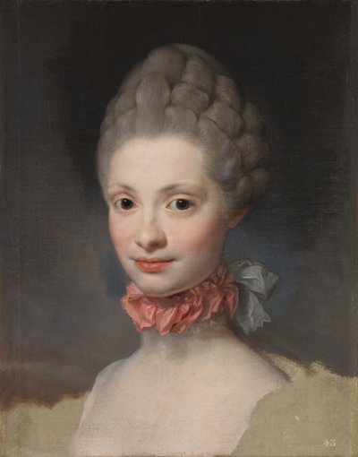 Portrait of Maria Luisa of Parma as Princess of Asturias, 1765 by Anton Raphael Mengs