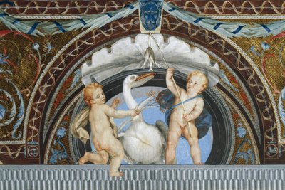 Putti with a Pelican (detail) by Anton Raphael Mengs