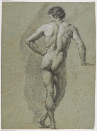 Standing Nude from the Back, Left Arm Supported by Anton Raphael Mengs