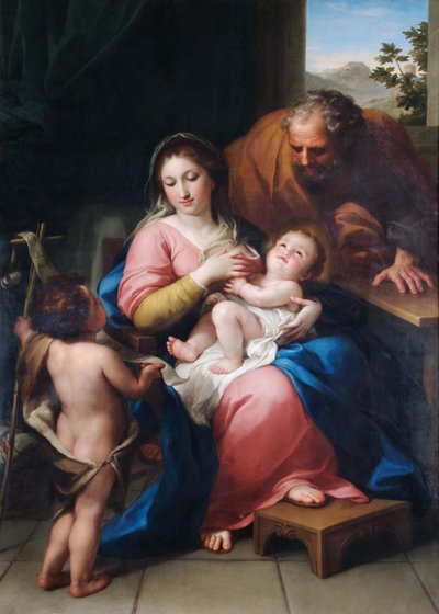 The Holy Family with the Infant St. John by Anton Raphael Mengs
