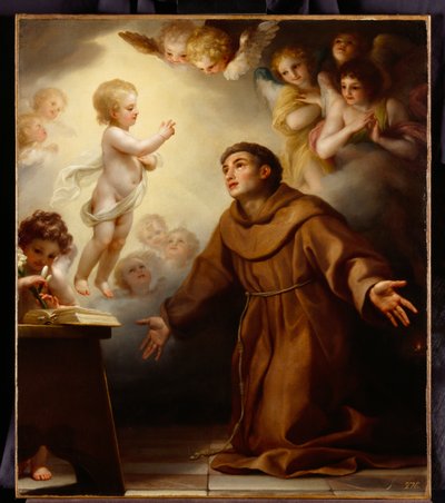 The Infant Christ Appearing to St. Anthony of Padua by Anton Raphael Mengs