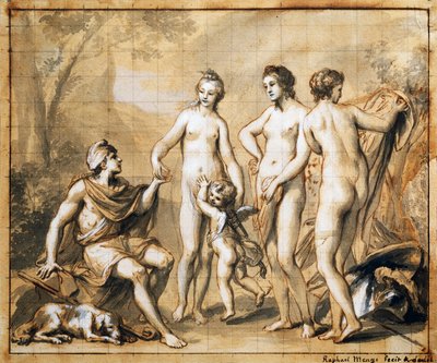 The Judgment of Paris by Anton Raphael Mengs