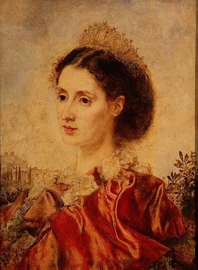 Portrait of Mrs. Henry Francis Makins in Fancy Dress by Anton Romako