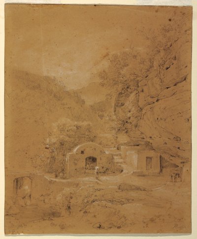 Landscape View between Naples and Salerno, 1820–30 by Anton Sminck Pitloo