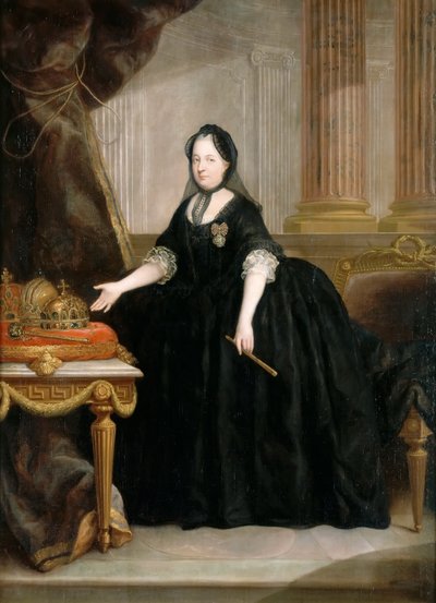 Portrait of Empress Maria Theresia of Austria 1717-1780 by Anton von Maron