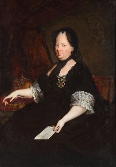 Portrait of Empress Maria Theresia of Austria, 1717-1780, as a Widow, 1772 by Anton von Maron