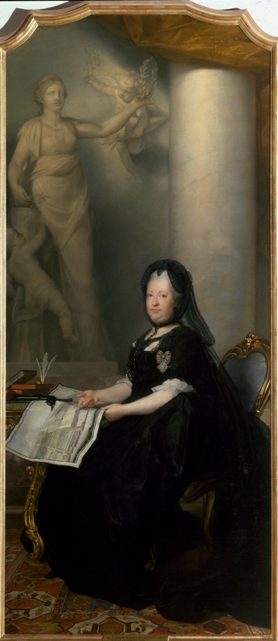 Portrait of Empress Maria Theresa of Austria by Anton von Maron