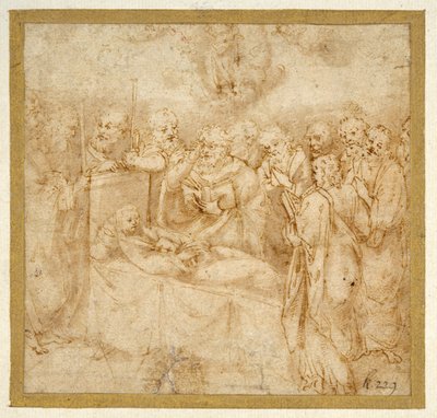 The Dormition of the Virgin by Antonello Gaggini