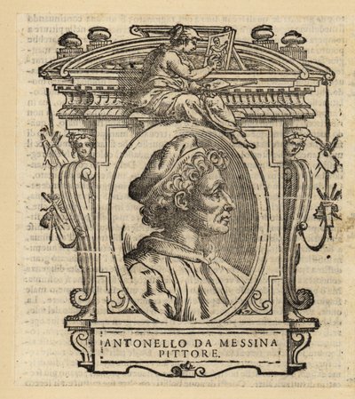 Portrait of Anthony of Messina by Antonello da (after) Messina