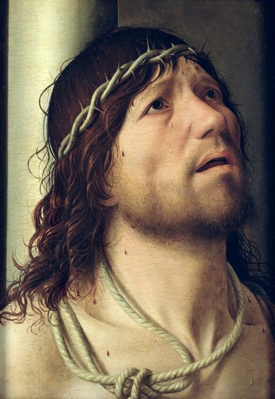 Christ at the Column (detail) by Antonello da Messina