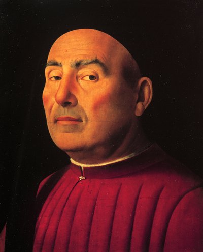 Portrait of a Man or Trivulzio by Antonello da Messina