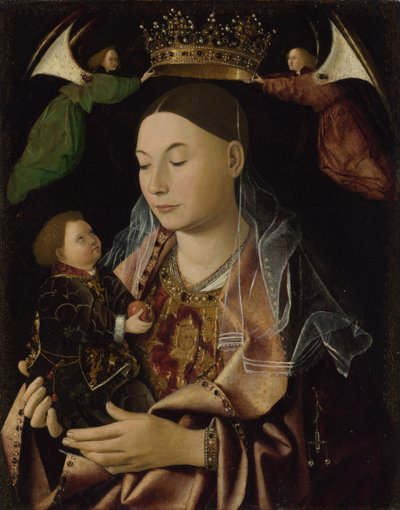 The Virgin and Child, ca 1465 by Antonello da Messina
