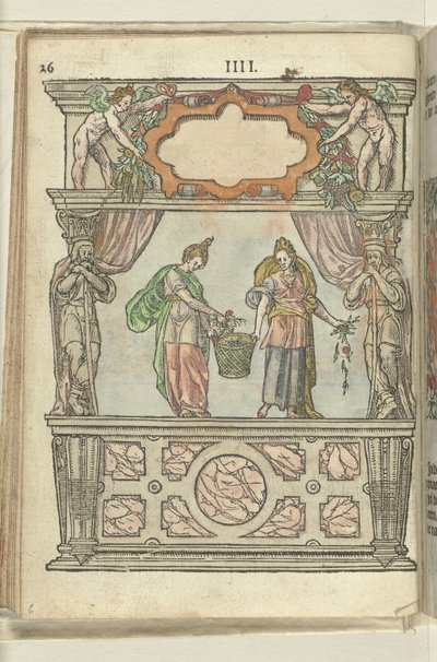 Scene with Hebe and Voluptas, 1578 by Antoni van Leest