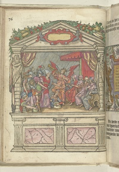 Scene with Allegorical Representation at the Grote Markt, 1578 by Antoni van Leest