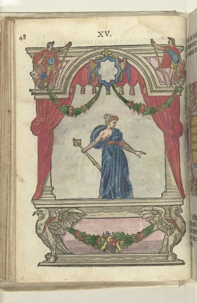 Scene with Personification of Providence (Providentia), 1578 by Antoni van Leest