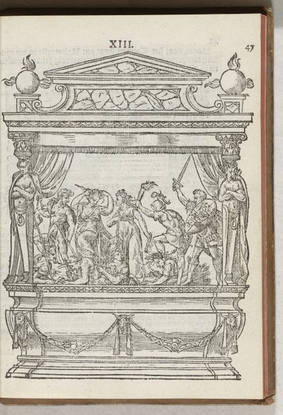 Second Decorated Stage with Scene: The Prince Drives Away War and Discord, 1577 by Antoni van Leest