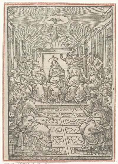 Outpouring of the Holy Spirit by Antoni van Leest