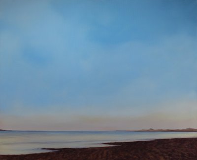 Instow Beach, Tide Going Out, c.2008 by Antonia Myatt