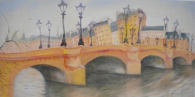 Pont Neuf et Ile de la Cite by Antonia Myatt