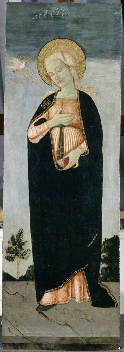 Mary at the Annunciation by Antoniazzo Romano