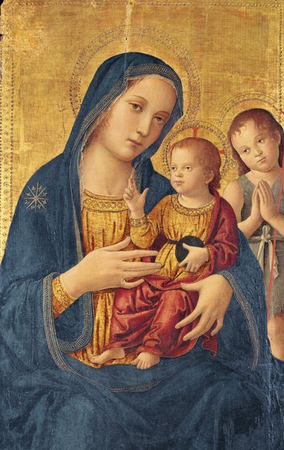 Virgin and Child with Saint John the Baptist by Antoniazzo Romano