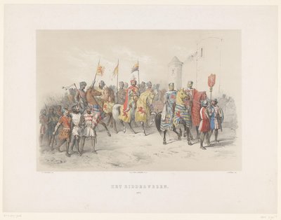 Utrecht Masquerade of 1851: Chivalry, 1217 (series title: The National History) by Antonie Johannes Groeneveldt