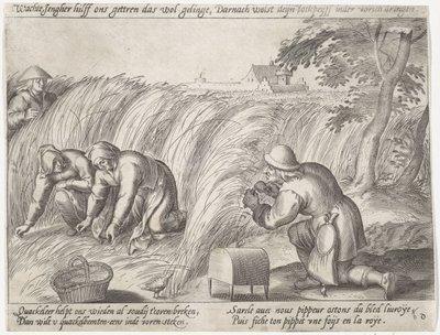 Weeding the Land by Antonie Wierix (II) (possibly)