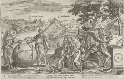 The Upside-Down World, 1579 (series title) by Antonie Wierix (II)